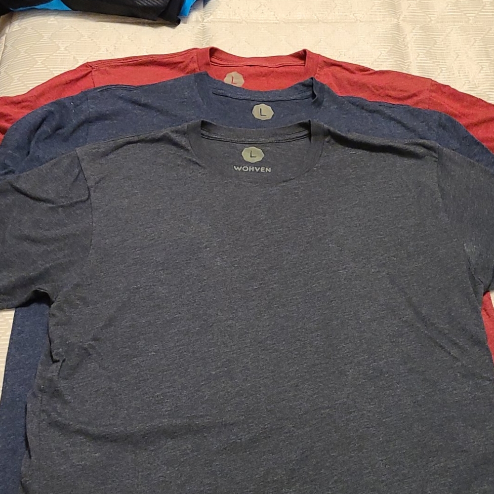 Set of 3 Wohven plain t shirts